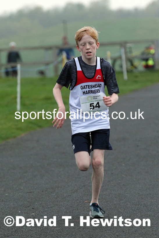 Boys and Girls under-13s 2021 Heaton Memorial Road Races, Town Moor, Newcastle. Photo: David T. Hewitson/Sports for All Pics